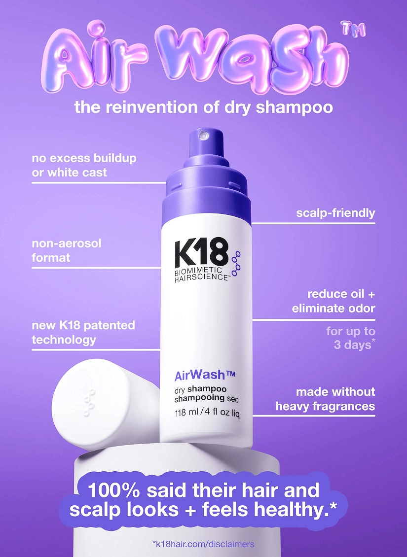 AirWash™ dry shampoo